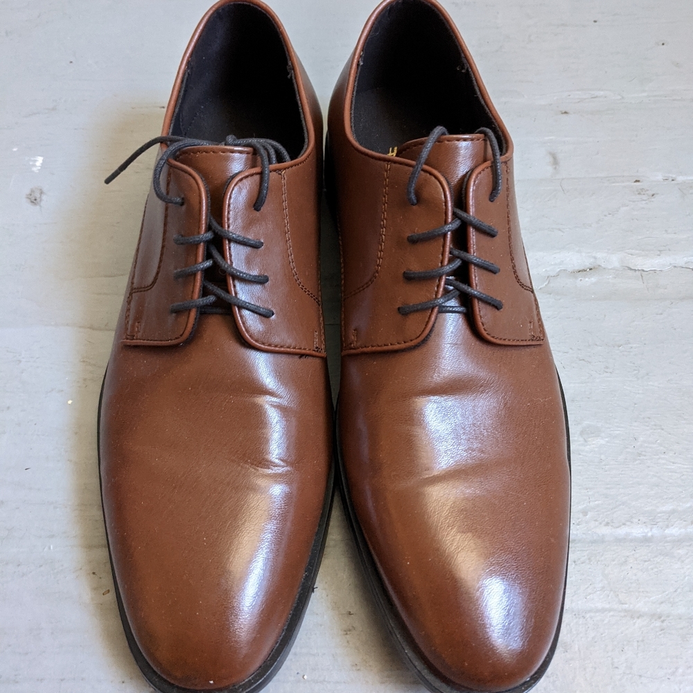 Dark Brown Oxford Derby Shoes